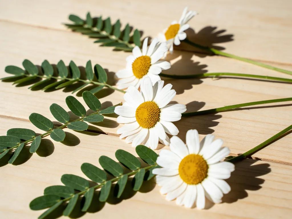 طبیعتِ بی‌جانِ گیاهانِ بابونه و سدر؛ راهکارِ گیاهی برای شوره‌ی سر